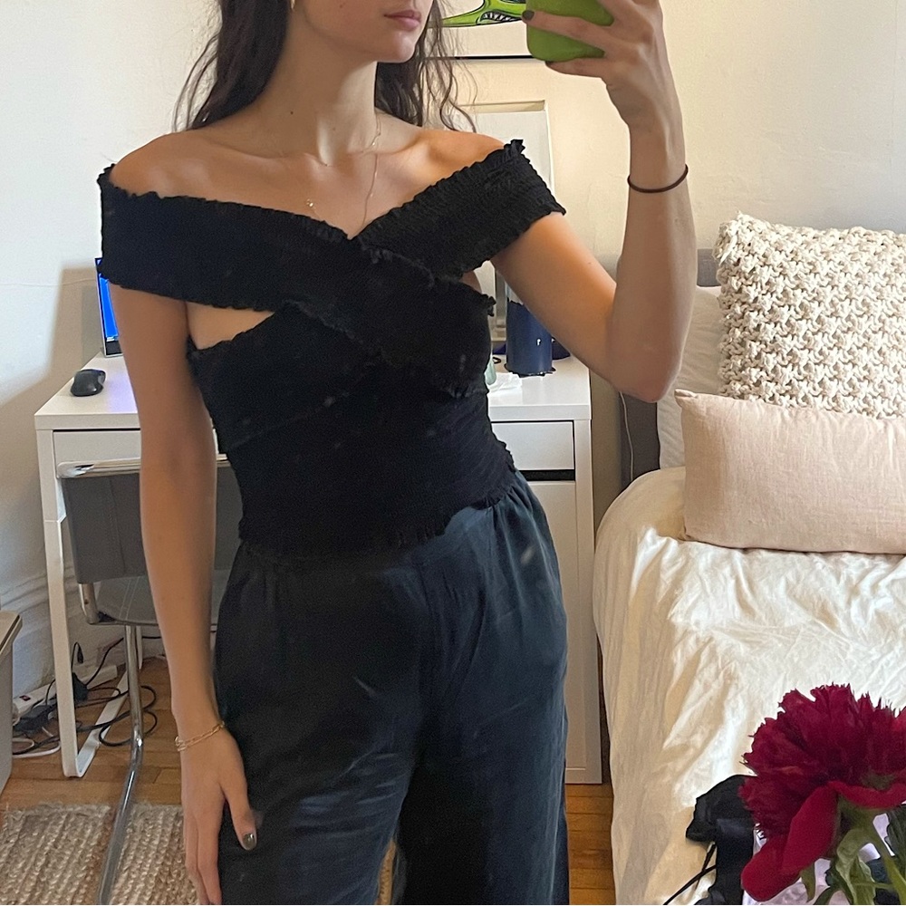 Urban Outfitters Cross Front Top